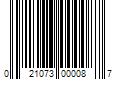 Barcode Image for UPC code 021073000087