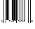 Barcode Image for UPC code 021077000076