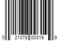 Barcode Image for UPC code 021078003199