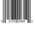 Barcode Image for UPC code 021078003540