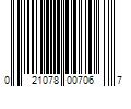 Barcode Image for UPC code 021078007067