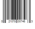 Barcode Image for UPC code 021078007463