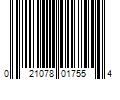 Barcode Image for UPC code 021078017554