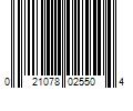 Barcode Image for UPC code 021078025504