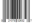 Barcode Image for UPC code 021078026327