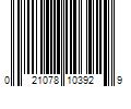 Barcode Image for UPC code 021078103929