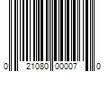 Barcode Image for UPC code 021080000070