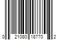 Barcode Image for UPC code 021080187702