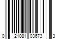 Barcode Image for UPC code 021081036733