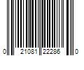 Barcode Image for UPC code 021081222860