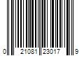 Barcode Image for UPC code 021081230179