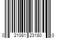 Barcode Image for UPC code 021081231800