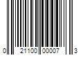 Barcode Image for UPC code 021100000073