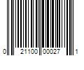 Barcode Image for UPC code 021100000271