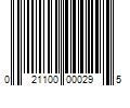 Barcode Image for UPC code 021100000295