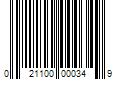 Barcode Image for UPC code 021100000349