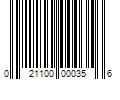 Barcode Image for UPC code 021100000356