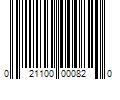 Barcode Image for UPC code 021100000820