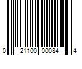 Barcode Image for UPC code 021100000844