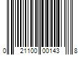 Barcode Image for UPC code 021100001438