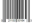 Barcode Image for UPC code 021100001643