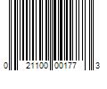 Barcode Image for UPC code 021100001773