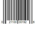 Barcode Image for UPC code 021100001926. Product Name: 