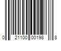 Barcode Image for UPC code 021100001988