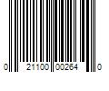 Barcode Image for UPC code 021100002640