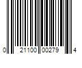 Barcode Image for UPC code 021100002794