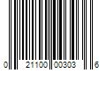 Barcode Image for UPC code 021100003036