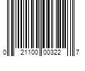 Barcode Image for UPC code 021100003227