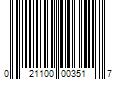 Barcode Image for UPC code 021100003517