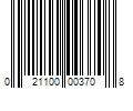 Barcode Image for UPC code 021100003708