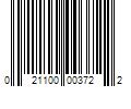 Barcode Image for UPC code 021100003722