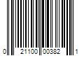 Barcode Image for UPC code 021100003821