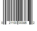 Barcode Image for UPC code 021100003852