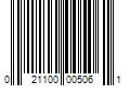 Barcode Image for UPC code 021100005061