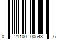 Barcode Image for UPC code 021100005436