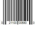 Barcode Image for UPC code 021100005900