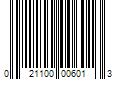 Barcode Image for UPC code 021100006013