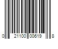 Barcode Image for UPC code 021100006198