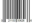 Barcode Image for UPC code 021100006266