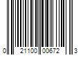 Barcode Image for UPC code 021100006723