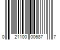 Barcode Image for UPC code 021100006877