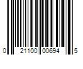 Barcode Image for UPC code 021100006945