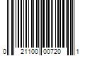 Barcode Image for UPC code 021100007201