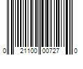 Barcode Image for UPC code 021100007270