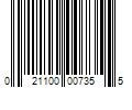 Barcode Image for UPC code 021100007355