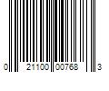 Barcode Image for UPC code 021100007683